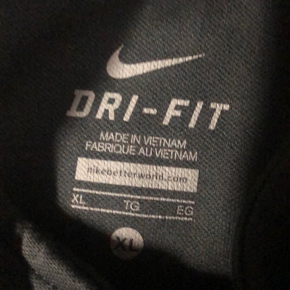 Nike dri-fit xl grey workout performance - Picture 2 of 3
